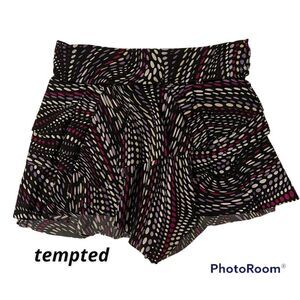 Woman’s JR Tempted SZ M Asymmetric Ruffled Mini Skirt